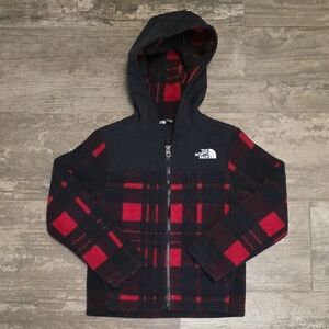 The North Face Kids Plaid Zip-Up Hoodie